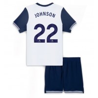 Fotbalové Dres Tottenham Hotspur Brennan Johnson #22 Dětské Domácí 2024-25 Krátký Rukáv (+ trenýrky)